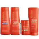 Kit Mais Proteção Shampoo + Condicionador + Máscara 250mL + Finalizador 200g Bio Extratus + Presente Lourre 15ml
