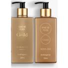kit Make Me Fever Gold Mahogany Hidratante 300ml e Sabonete Liquido 300ml