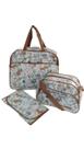 Kit Mala Bolsas Maternidade P Trocador Safari Lilian Baby
