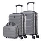 Kit Mala Bordo 3 Peças com Frasqueira + 10kg + 8kg ANAC