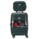 Kit Mala de Bordo 10kg ANAC Expansível PP Rodas 360 TSA com Frasqueira Sammy Kit Mala de Bordo 10kg ANAC Expansível PP Rodas 360 TSA com Frasqueira Sammy