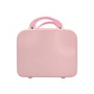 Kit Mala de Bordo Viagem Pequena Colors + Frasqueira em ABS Com Cadeado