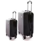 Kit Mala de Viagem 2 Peças Bordo e M - C/ 4 Rodinhas 360º Kit Mala de Viagem 2 Peças Bordo e M - C/ 4 Rodinhas 360º