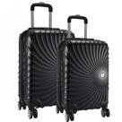 Kit Mala de Viagem 2 Peças Bordo e M - C/ 4 Rodinhas 360º Kit Mala de Viagem 2 Peças Bordo e M - C/ 4 Rodinhas 360º