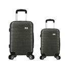 Kit Mala de Viagem 2 Peças Bordo e M - C/ 4 Rodinhas 360º Rosa Ouro