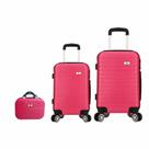 Kit Mala de Viagem 2 Peças Bordo e M - Com Frasqueira de Viagem Eagle Kit Mala de Viagem 2 Peças Bordo e M - Com Frasqueira de Viagem Eagle