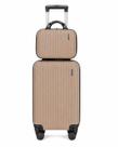 Kit Mala de Viagem 20" + Frasqueira Polipropileno World Bags Resistente Rodinhas 360 Bordo Kit Mala de Viagem 20" + Frasqueira Polipropileno World Bags Resistente Rodinhas 360 Bordo