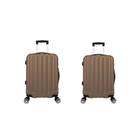 Kit Mala De Viagem Abs 2 Peças Adventure E Action Fortt Champanhe - Mab01-cp