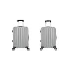 Kit Mala De Viagem Abs 2 Peças Adventure E Action Fortt Cinza Mab01-cz