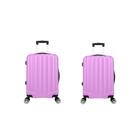 Kit Mala De Viagem Abs 2 Peças Adventure E Action Fortt Rosa Mab01-ra