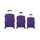 Kit Mala de Viagem abs 3 peças Adventure Fortt Roxa - KMV01-RX