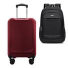 Kit Mala de Viagem Bordo 10kg ABS Rígida Rodas 360º Duplas Cadeado Segredo Gladiador A6MB com Mochila Executiva Notebook
