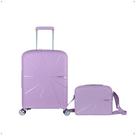 Kit Mala de viagem Bordo Expansível e Frasqueira Cadeado TSA