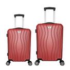 KIT MALA DE VIAGEM BORDO PEQUENA E MÉDIA EM ABS C/ RODINHAS 360º - EAGLE - AS60 KIT MALA DE VIAGEM BORDO PEQUENA E MÉDIA EM ABS C/ RODINHAS 360º - EAGLE - AS60