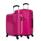 Kit mala de viagem Pink pequena e média Zug Swiss Move Kit mala de viagem Pink pequena e média Zug Swiss Move