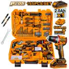 Kit Maleta 165 Ferramentas Paraf/Furadeira Impacto 66n Ingco