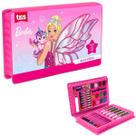 Kit maleta artistica infantil barbie - 42 peças - tris