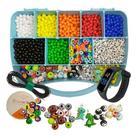 Kit Maleta De Miçanga Artesanato Menino 2000 Peças C/ Mimo