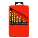 Kit Maleta Ferramentas Com Jogo 13 Brocas Aco Rapido Ar Metal 1,6 A 6,5 Mm Para Metal Quantidade 1 Peça Kit Maleta Ferramentas Com Jogo 13 Brocas Aco Rapido Ar Metal 1,6 A 6,5 Mm Para Metal Quantidade 1 Peça