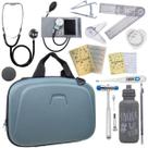 Kit Maleta Fisioterapia Goniômetro Pequeno Grande Martelo Buck Adipômetro Completo