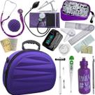Kit Maleta Fisioterapia Goniômetro Pequeno Grande Martelo Buck Adipômetro Completo Pa Med