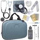 Kit Maleta Fisioterapia Goniômetro Pequeno Grande Martelo Buck Adipômetro Incoterm