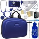 Kit Maleta Fisioterapia Lisa Goniômetro Pequeno Grande Martelo Buck Adipômetro Completo Premium