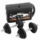 Kit Maleta Halteres Completa 20kg Barra Anilha Dumbbell WCT