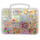 Kit Maleta Infantil Com Miçangas Letras Para Pulseira Colar