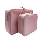 Kit Maleta Maquiagem Case Profissional Makeup Organizador Divisórias Rosa Pequena + Grande Kit Maleta Maquiagem Case Profissional Makeup Organizador Divisórias Rosa Pequena + Grande