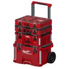 Kit Maletas e Caixas Com Carrinho Packout 2 Milwaukee Kit Maletas e Caixas Com Carrinho Packout 2 Milwaukee