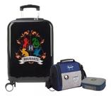 Kit Malinha Escolar Mala Bordo Harry Poter 4 Rodinhas 360