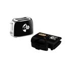 Kit mallory - sanduicheira star wars empire preta 750w 220v + torradeira star wars 220v