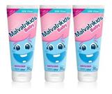Kit Malvatrikids Baby Tutti-frutti Com 3 Unidades Sem Fluor