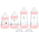 Kit Mam Mamadeira Easy Start Rosa130 160 2x260ml
