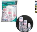 Kit Mamadeira 240 Ml 140 Ml E 60 Ml Color Rosa - ANPLAS