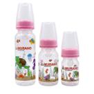 Kit Mamadeira 3 Peças PP (80, 160 e 240ml) Bico Anatômico Confortável