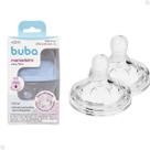 Kit Mamadeira Azul 120ml C/ Bico De Mamadeira Fluxo 2 - Buba