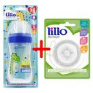 Kit Mamadeira Babe 300ml Lillo Evolution Magia E 1 Cartela Bico Refil Lillo