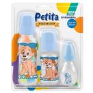 Kit Mamadeira com 3un Bico Ortodôntico Azul 3426 - Petita