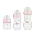 Kit Mamadeira Easy Flow 120/270/330ml Nuvem Rosa - Buba