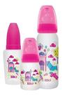 Kit Mamadeira Evolução Divertida Rosa com 3 Unidades 614831 Lillo