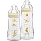 Kit mamadeira mam easy active +2 meses 270ml+330ml cor:neutro
