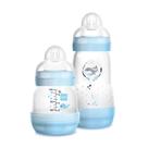 Kit Mamadeira MAM Easy Start 130ml e 260ml Bico 0 Azul