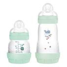Kit Mamadeira MAM Easy Start Anticólica Starter Set 0+ meses 130ml e 260ml COR:VERDE CLARO