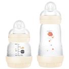 Kit Mamadeira MAM Easy Start Starter Set Anticólica 130ml e 260ml Cor Neutra Desenhos Sortidos 2 Unidades
