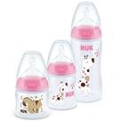 Kit mamadeira nuk fc starter c/3 un 90/150/300ml bico silicone anticólica antiazamento