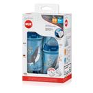 Kit mamadeira nuk my first 2 unid 150ml e 300ml boy bico silicone anticólica antivazamento
