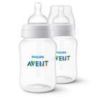 Kit Mamadeiras Anti Cólica Transparentes 260ml Philips Avent
