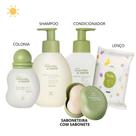 Kit Mamãe e Bebê Prime Colonia, Shampoo, Condicionador, Lenço e Saboneteira 5 itens